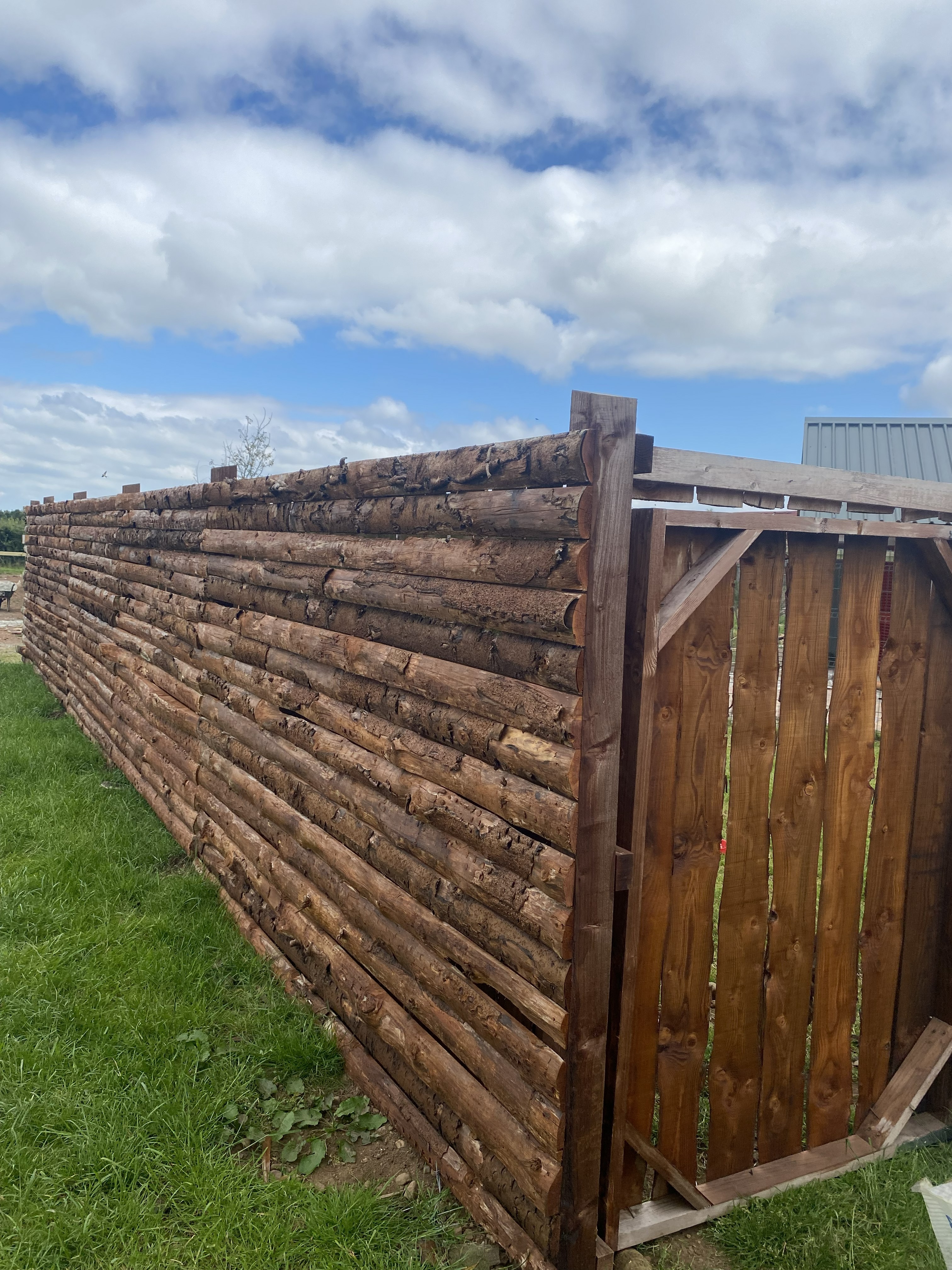 Stacked timber products at A&R Taggart Sawmills